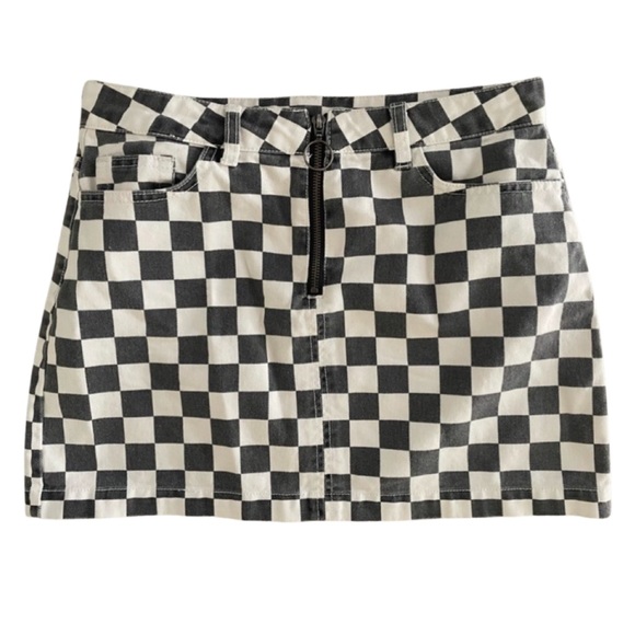 BDG Dresses & Skirts - BDG Checkered Denim Skirt